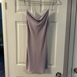 Elegant Lavender Slip Dress